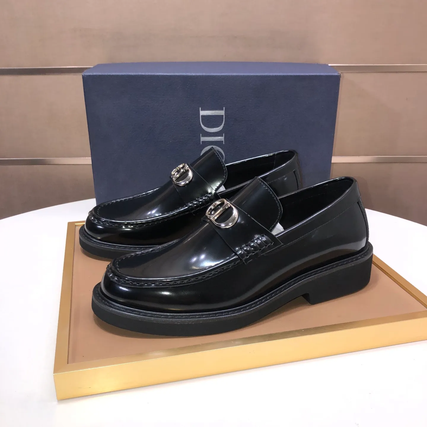 Men's shoes 💰680💶[Dior] (water-dyed cowhide lining) Dior original 1:1 high-quality factory, imported original materials, imported raw cowhide, water-dyed cowhide lining, original TPU outsole, code number: 39-44 (38.45 custom-made)